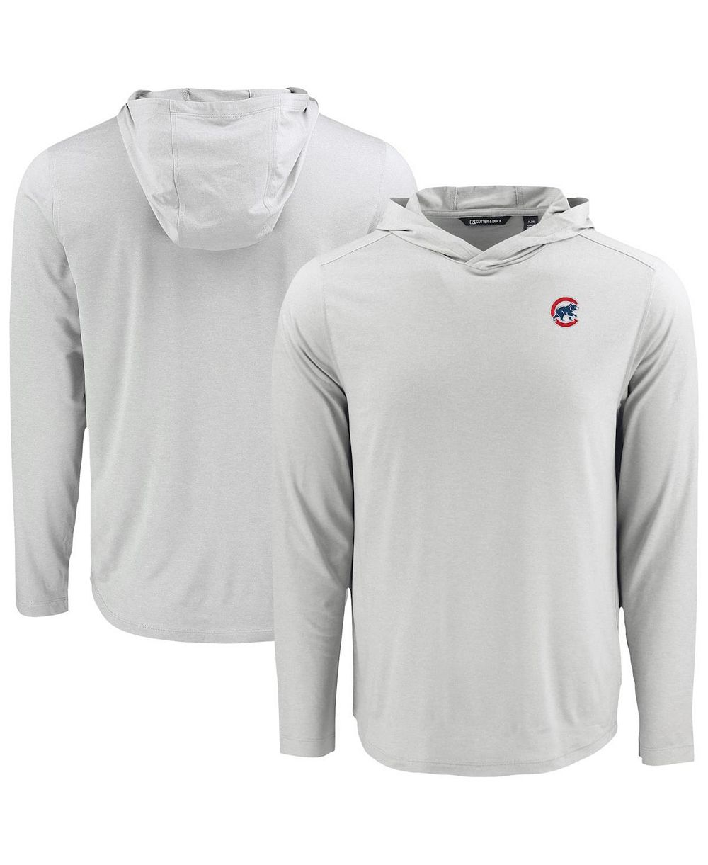 Cutter & Buck Мужская серая футболка-худи Chicago Cubs Coastline Epic Comfort Eco