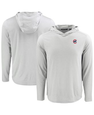 Cutter & Buck Мужская серая футболка-худи Chicago Cubs Coastline Epic Comfort Eco