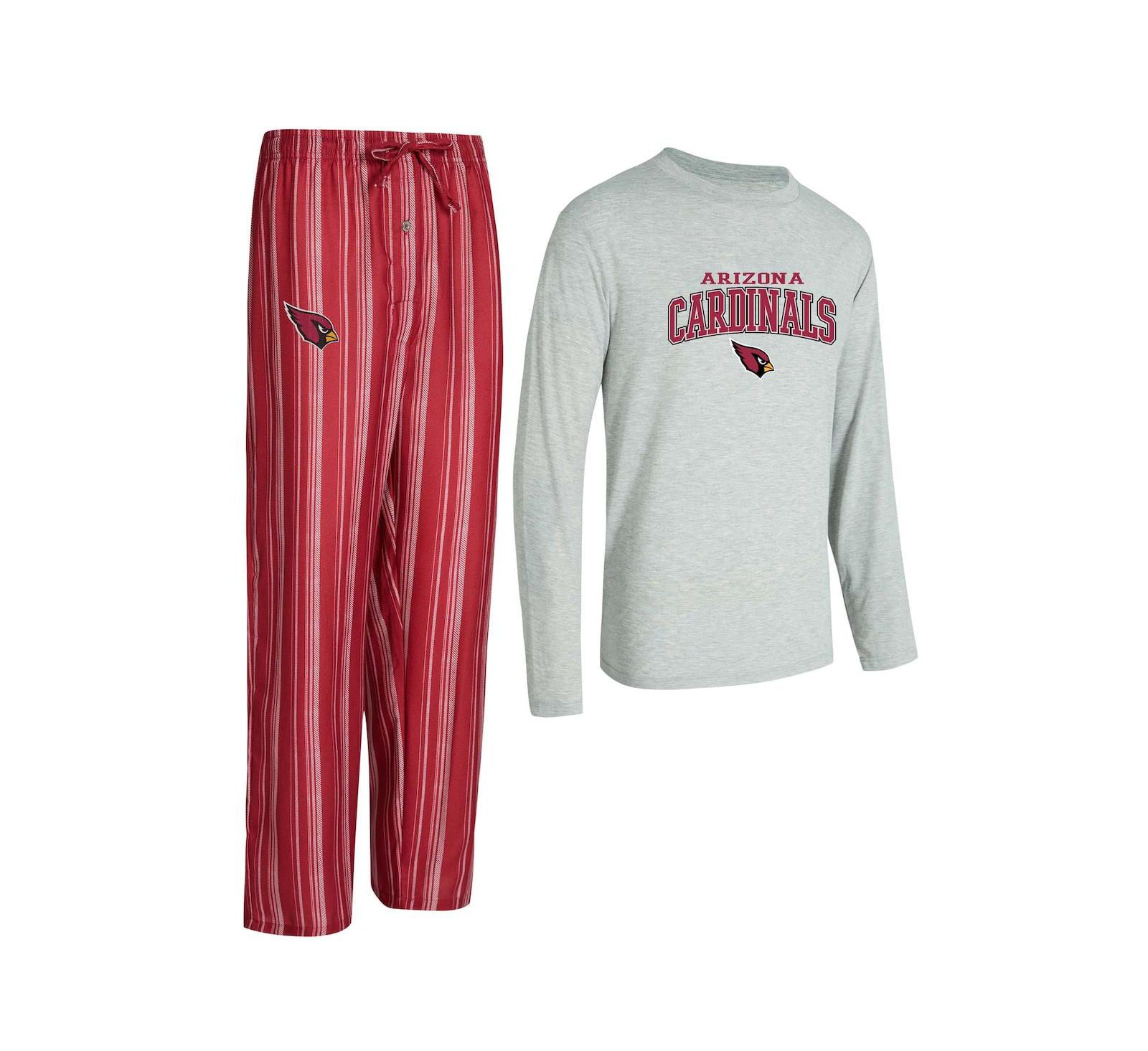 Мужской комплект для сна Concepts Sport Arizona Cardinals: лонгслив и брюки