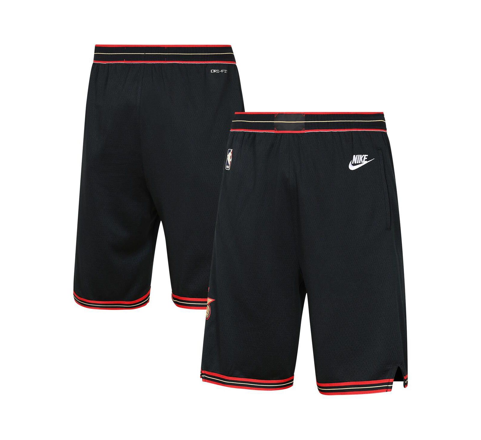 Nike шорты Philadelphia 76ers Hardwood Classics Dri-FIT Swingman для мальчиков и девочек, черные