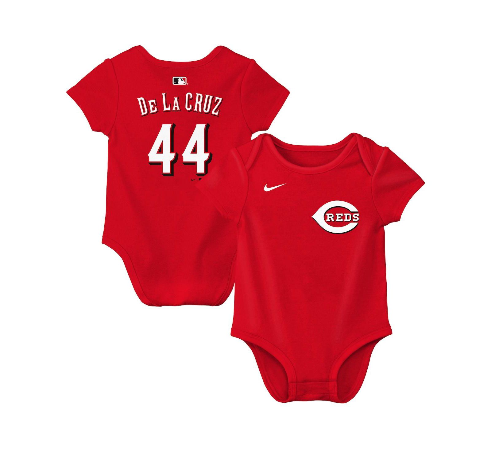 Детский боди Nike Elly De La Cruz Cincinnati Reds, красный