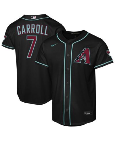 Nike Big Boys and Girls Corbin Carroll Black Arizona Diamondbacks Alternate Stadium Jersey