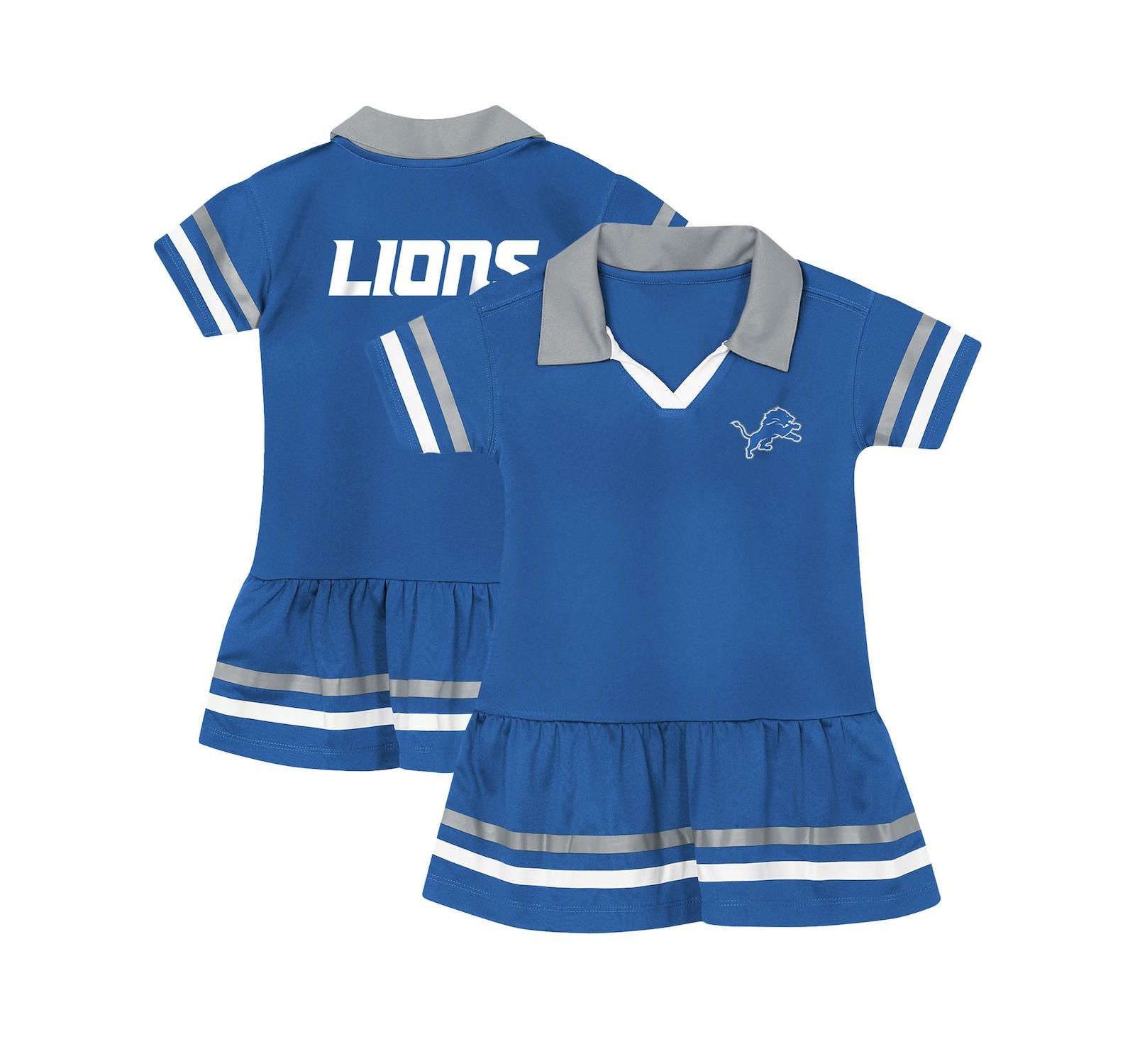 Платье для девочек Outerstuff Blue Detroit Lions Star Player