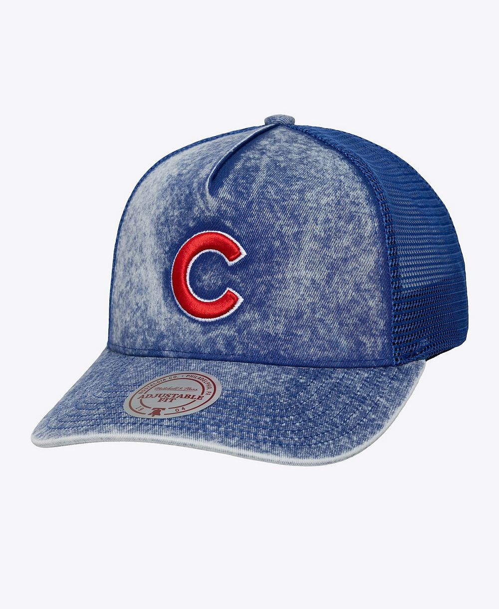 Мужская и женская кепка-тракер Mitchell & Ness Royal Chicago Cubs Gameday с регулировкой