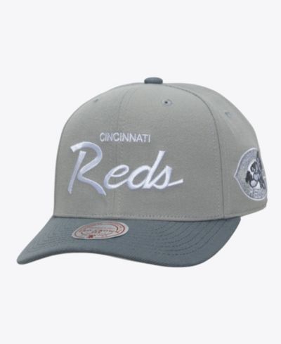 Mitchell & Ness Мужская кепка snapback регулируемая Cincinnati Reds Cooperstown Thunderstorm Head Coach Pro-Crown, серый