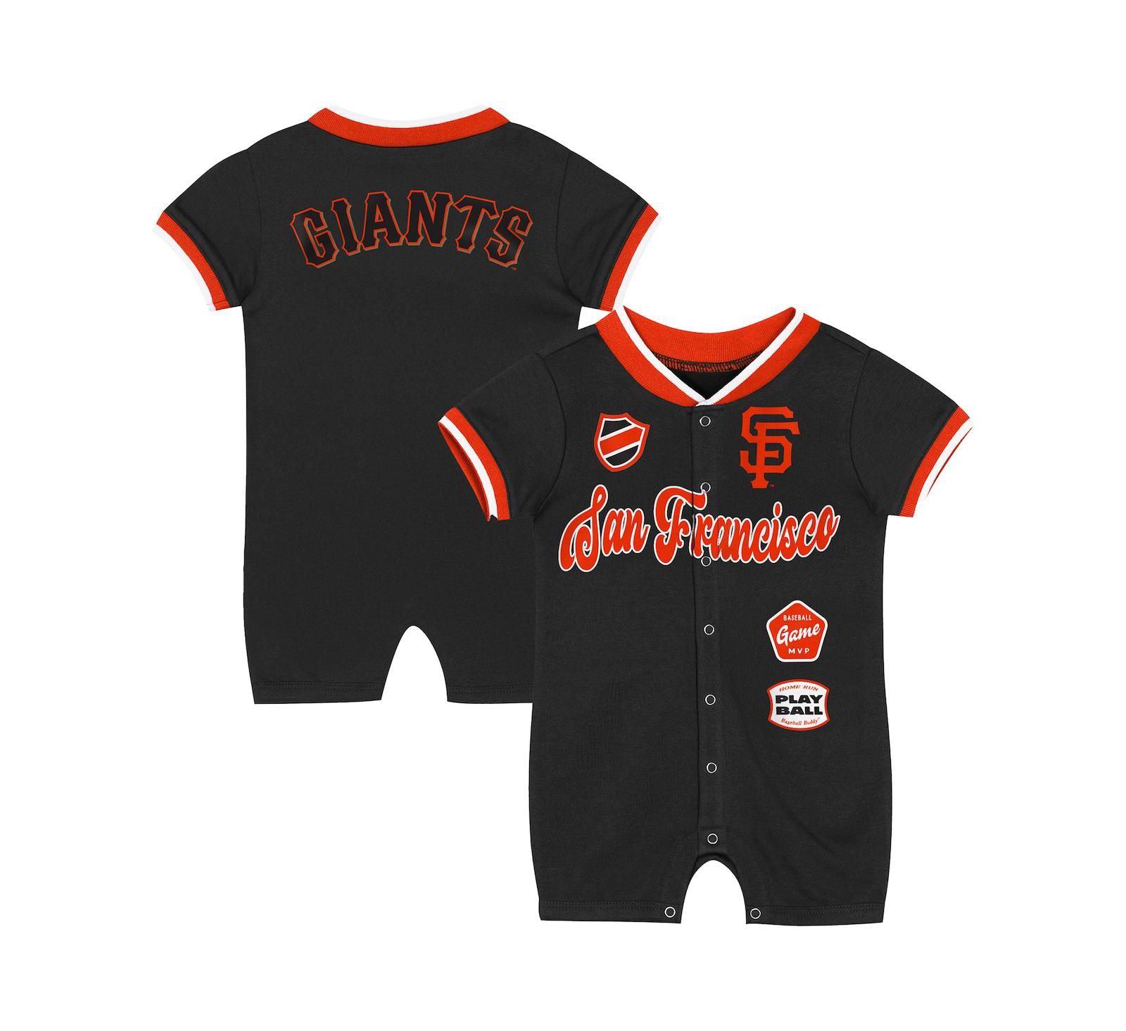 Комбинезон Outerstuff для мальчиков и девочек Black San Francisco Giants