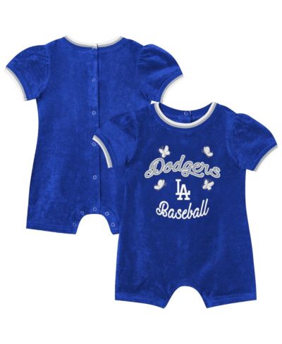 Детский комбинезон Outerstuff Baby Girls Royal Los Angeles Dodgers Wind-Up Coverall