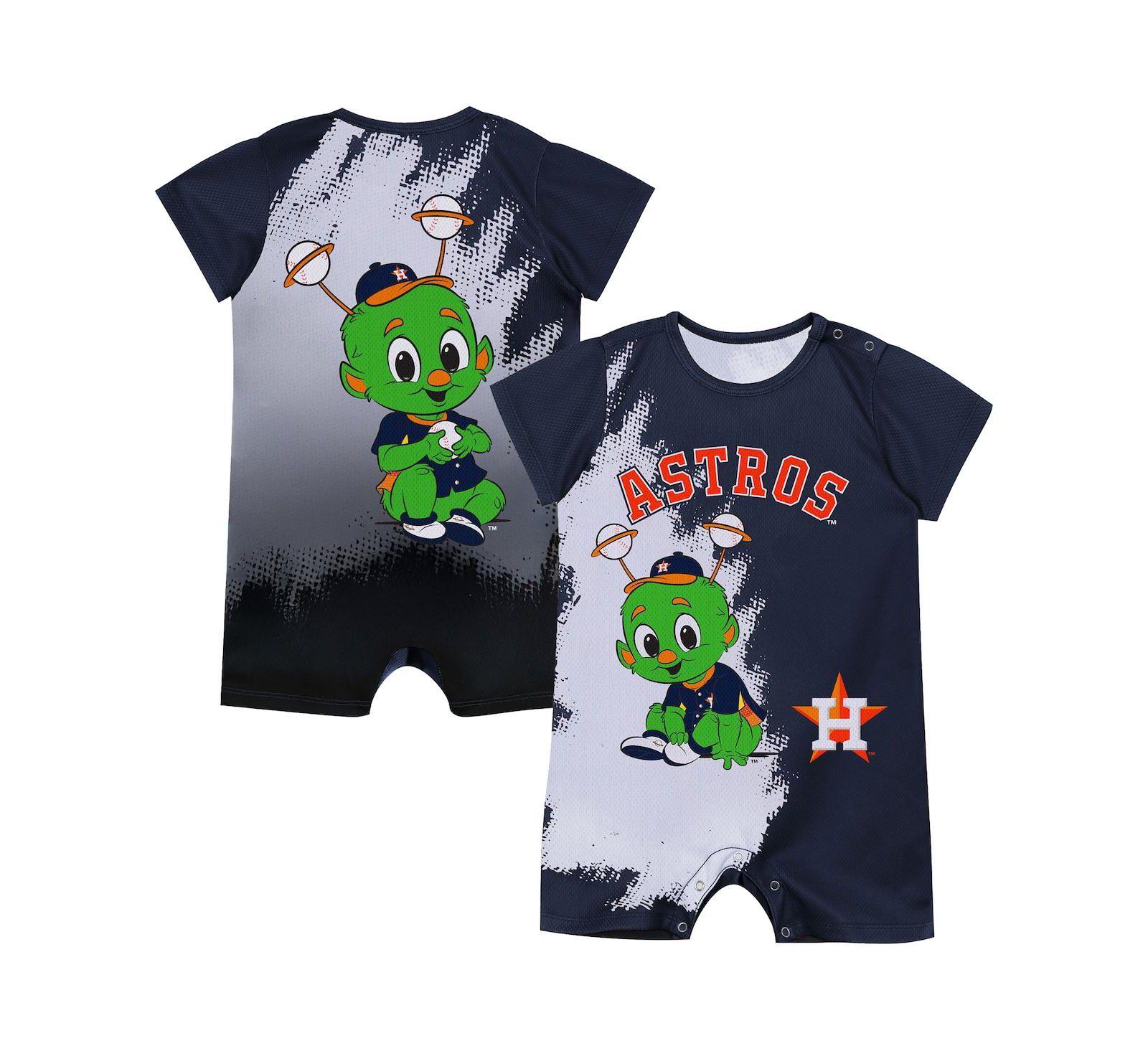 Outerstuff боди для малышей и девочек Houston Astros Navy Baby Mascot