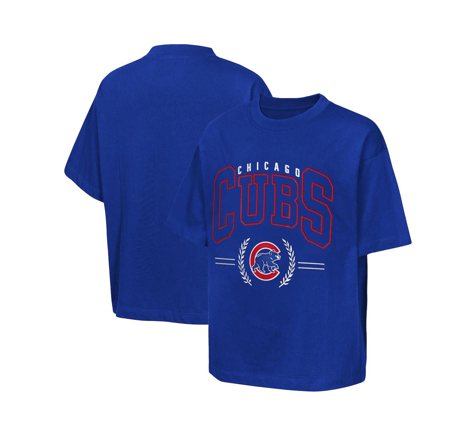 Outerstuff футболка Chicago Cubs Premium для мальчиков и девочек, королевский синий