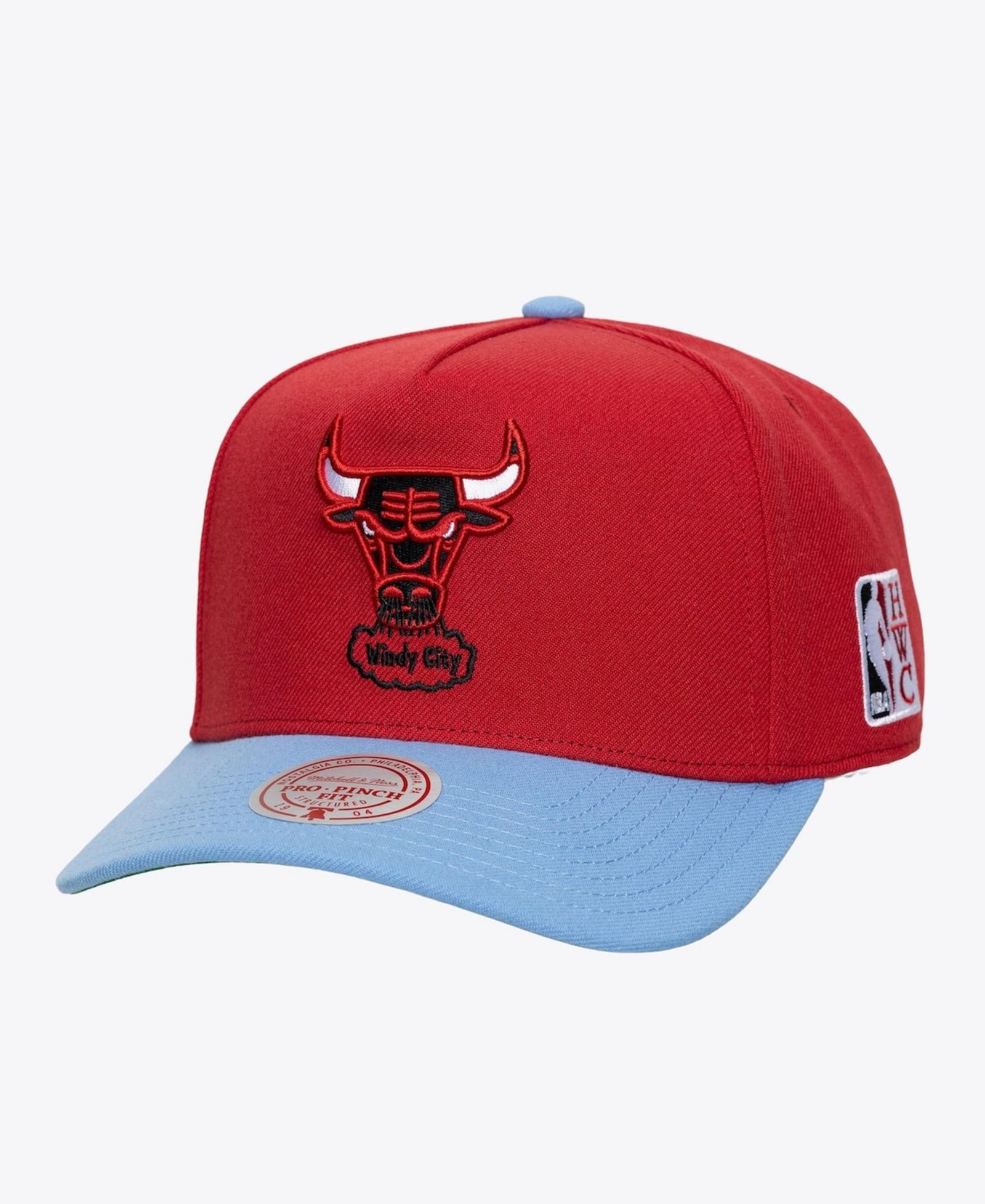 Мужская кепка Mitchell & Ness Red Chicago Bulls Legendary Home Pro Pinch Snapback