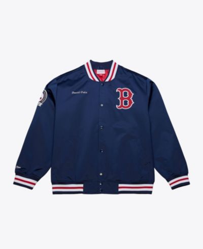 Мужская куртка Mitchell & Ness Navy Boston Red Sox Legends Collection Lightweight Satin Full-Snap