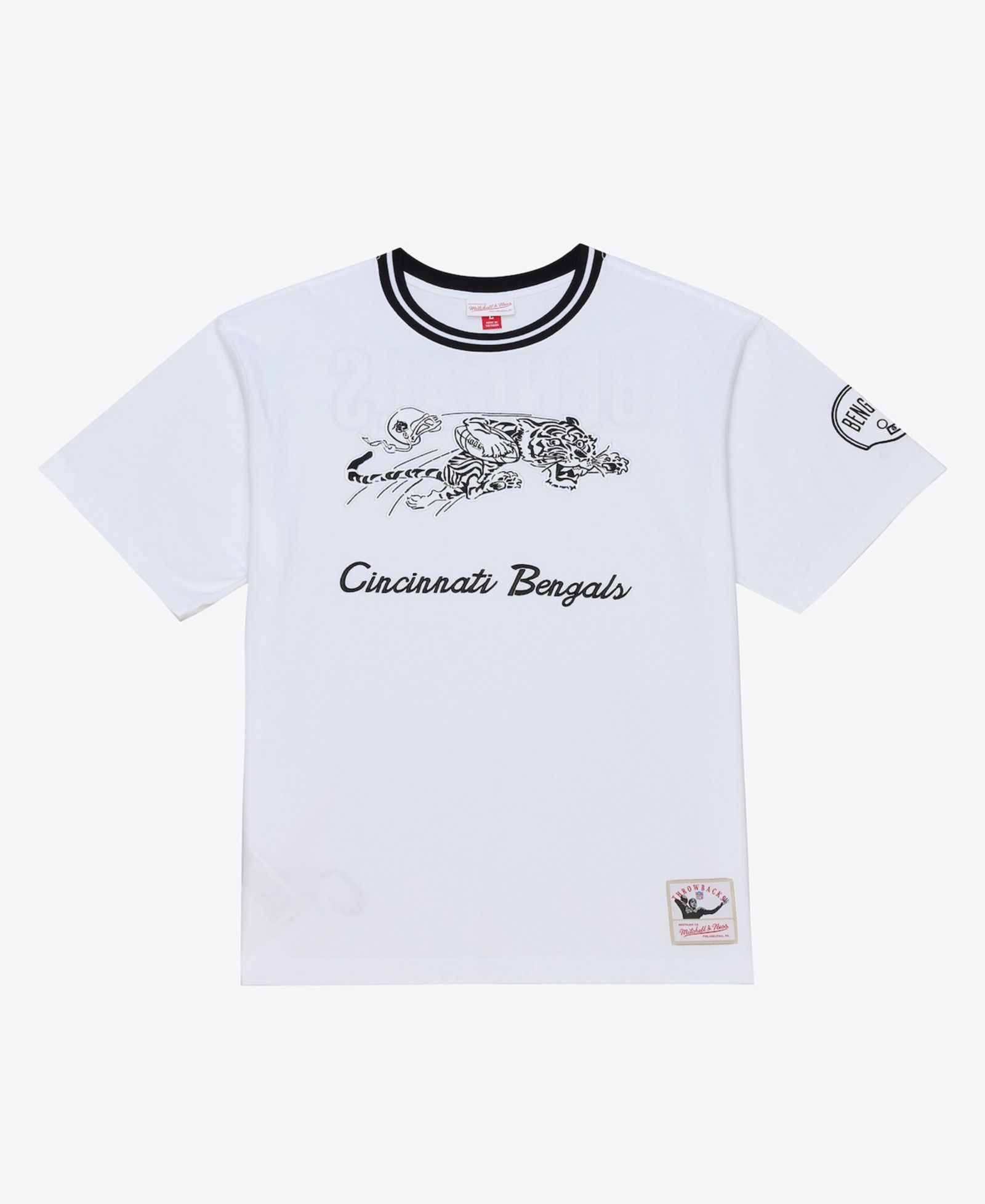 Mitchell & Ness Мужская футболка Cincinnati Bengals Arctic