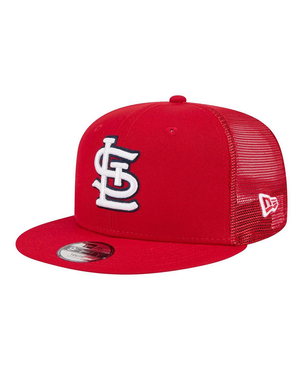 Кепка New Era Big Boys and Girls Red St. Louis Cardinals 9FIFTY Trucker Snapback