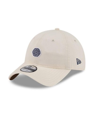 Мужская регулируемая кепка New Era Beige San Diego FC Micro Team Logo 9TWENTY