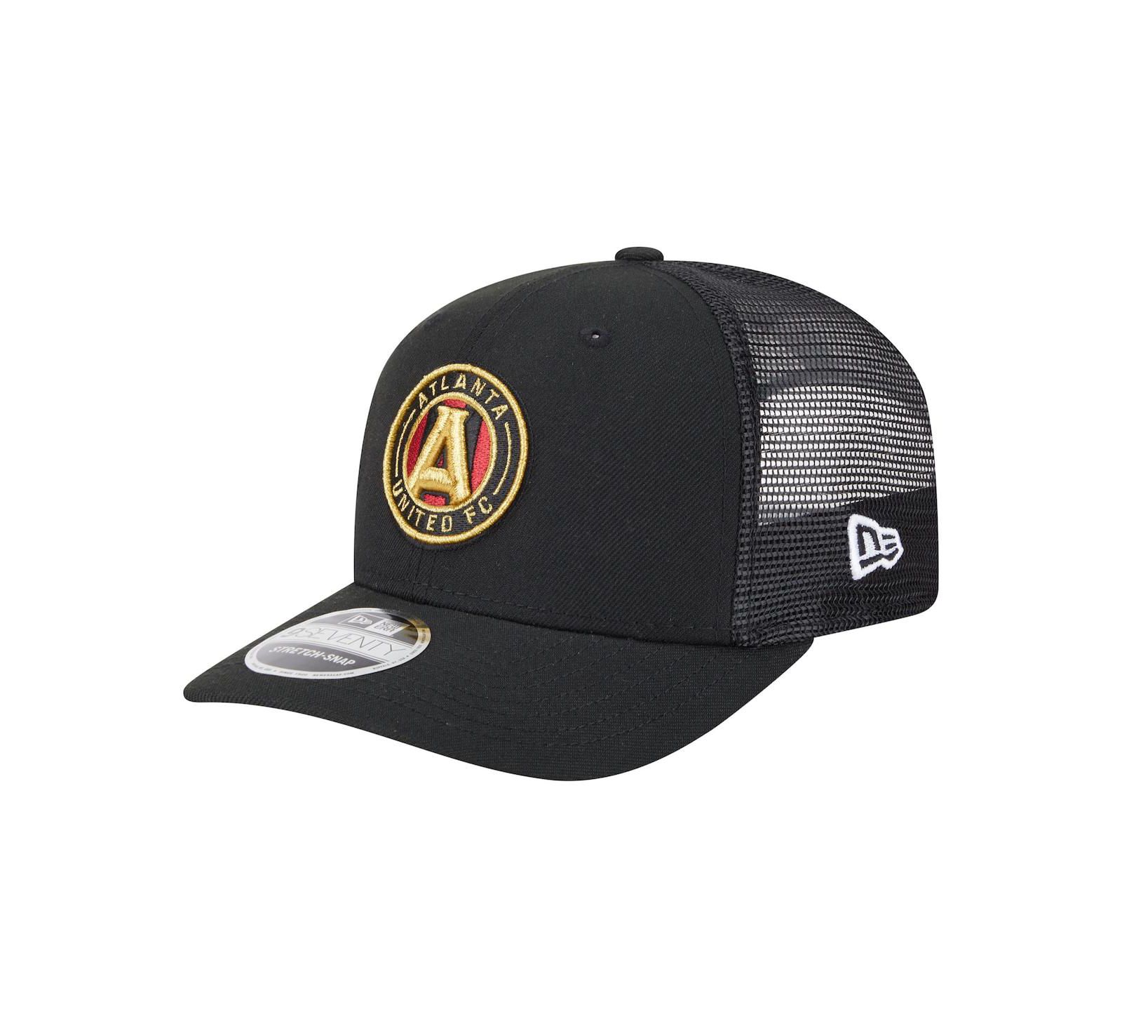 Мужская регулируемая кепка New Era Black Atlanta United FC Jersey Hook 9SEVENTY Hat
