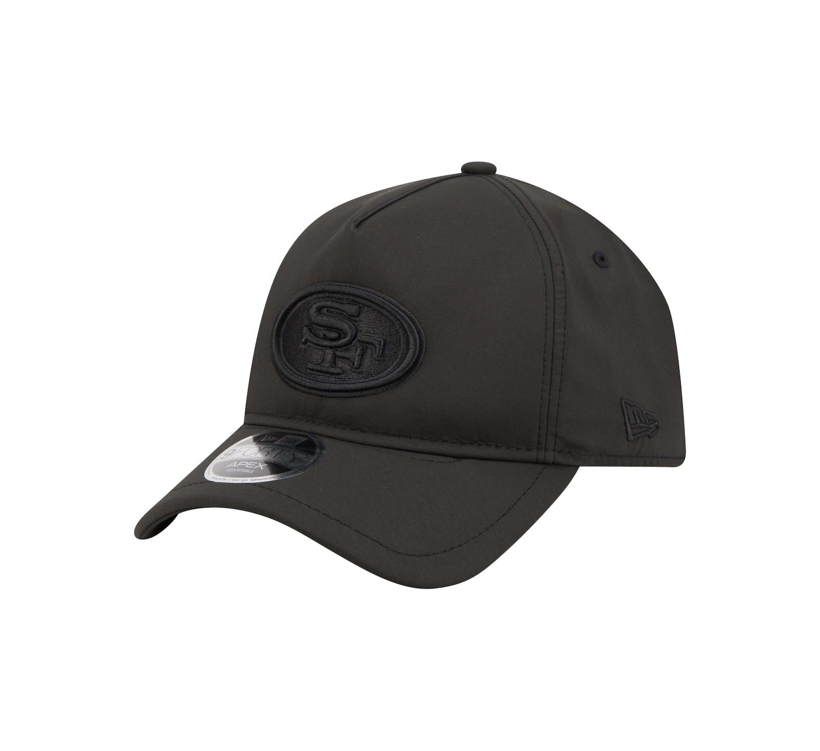 Мужская регулируемая кепка New Era Black San Francisco 49ers Apex 9FORTY