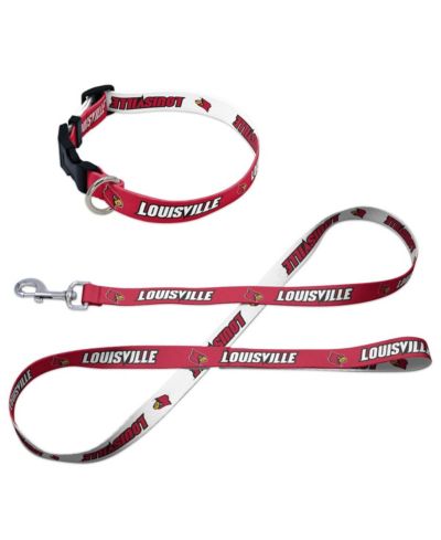 Набор из ошейника и поводка Wincraft Louisville Cardinals для домашних животных