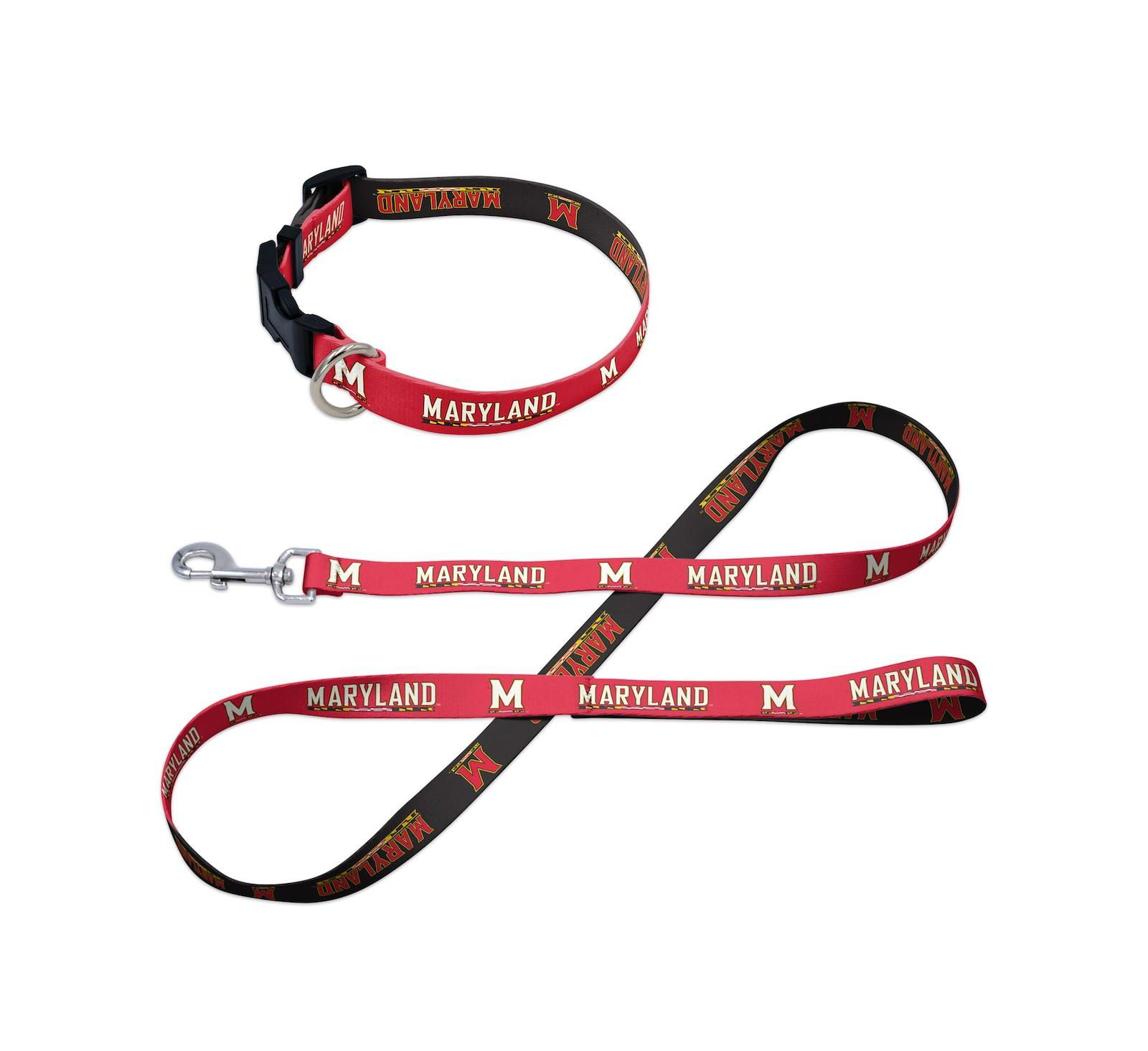 Wincraft Maryland Terrapins Pet Leash and Collar Set