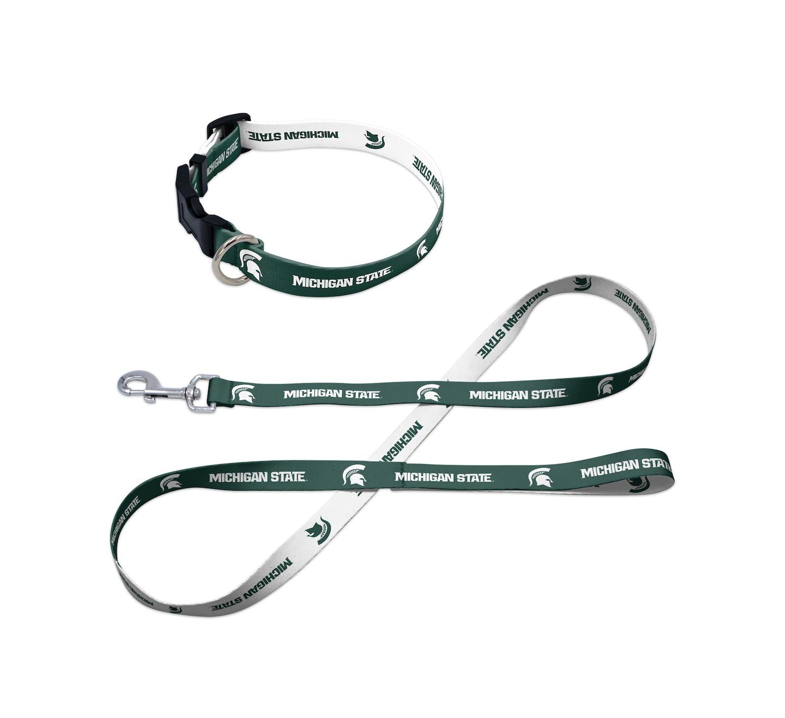 Wincraft Michigan State Spartans Pet Leash and Collar Set