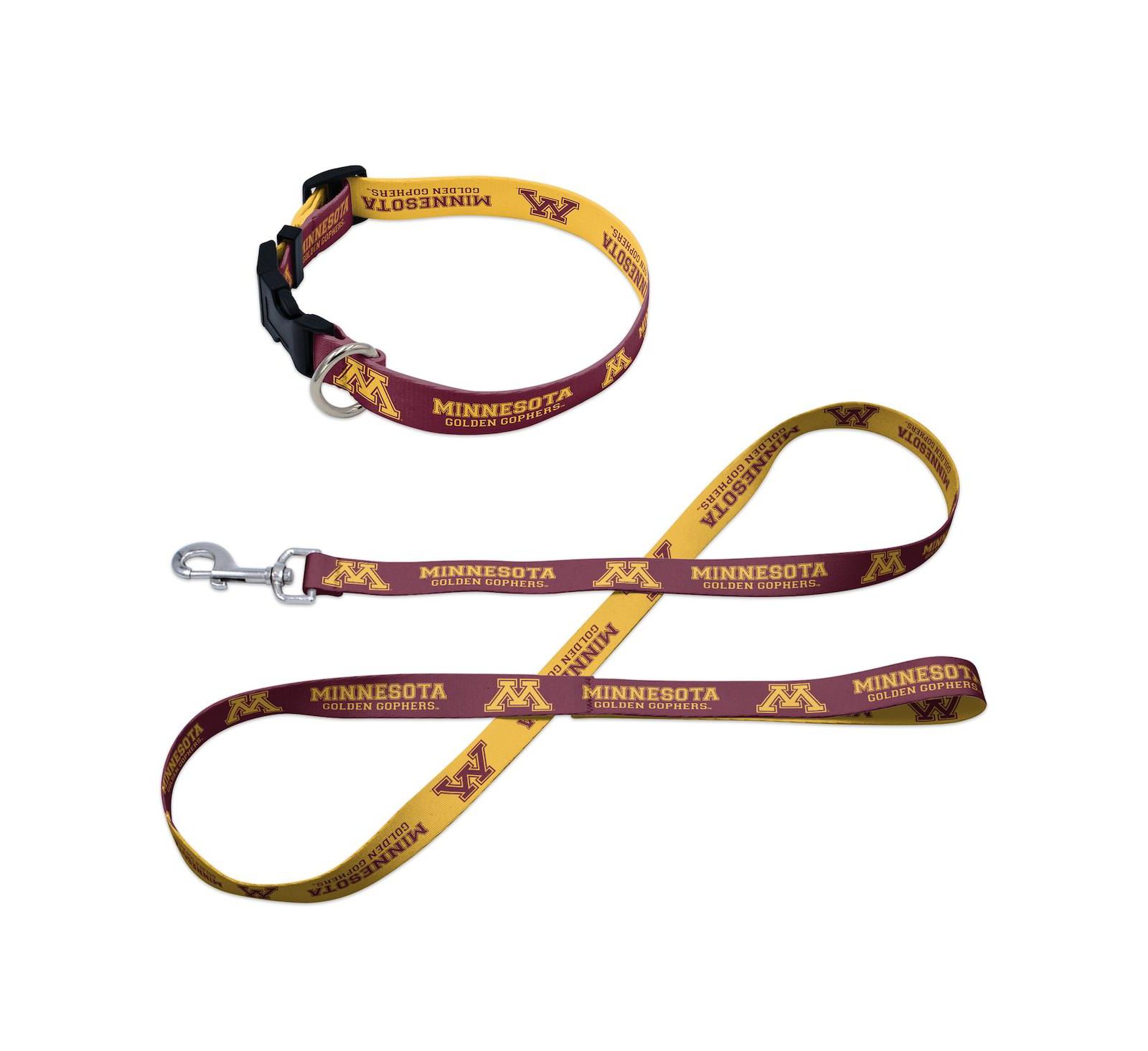 Wincraft Minnesota Golden Gophers Pet Leash and Collar Set