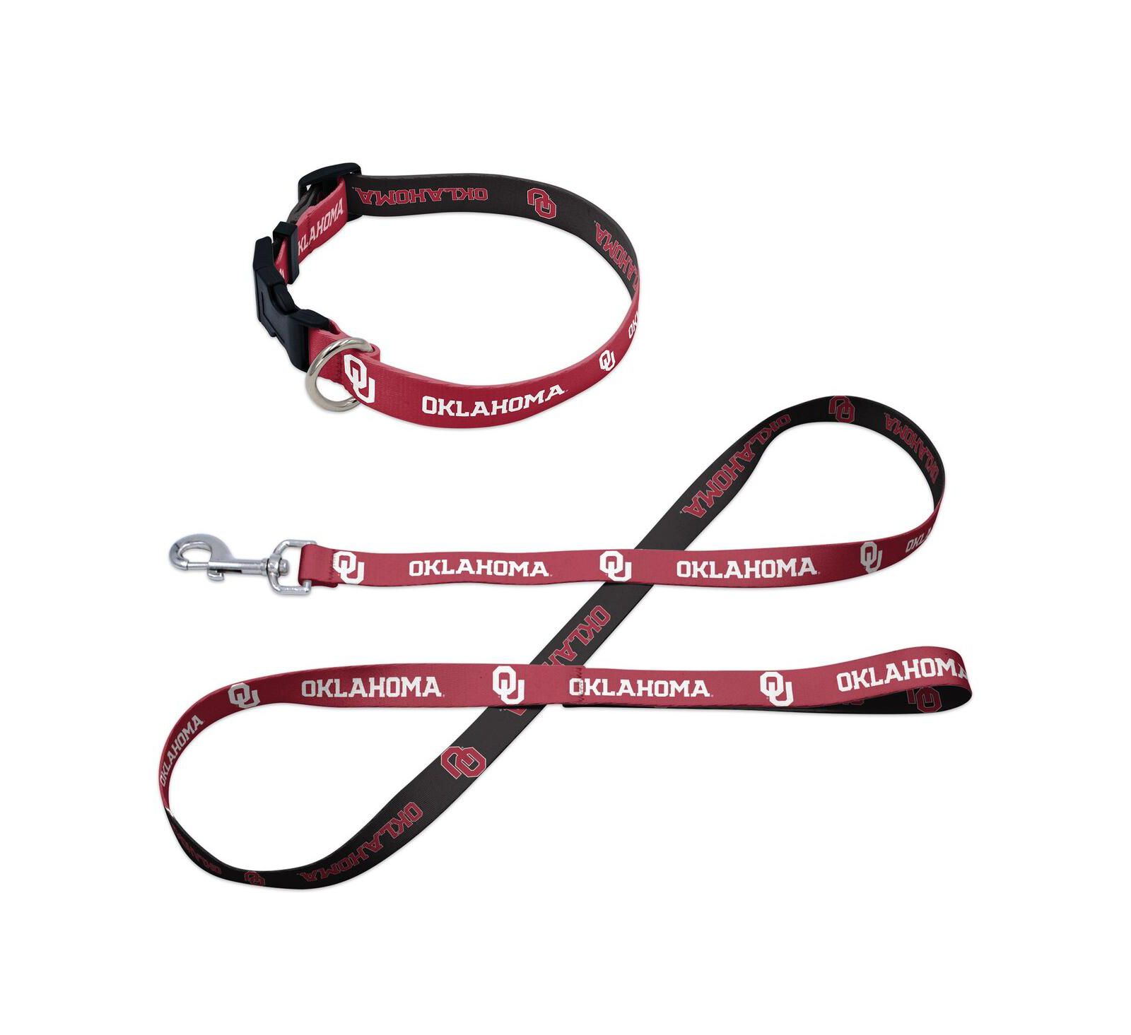 Wincraft Oklahoma Sooners Pet Leash and Collar Set