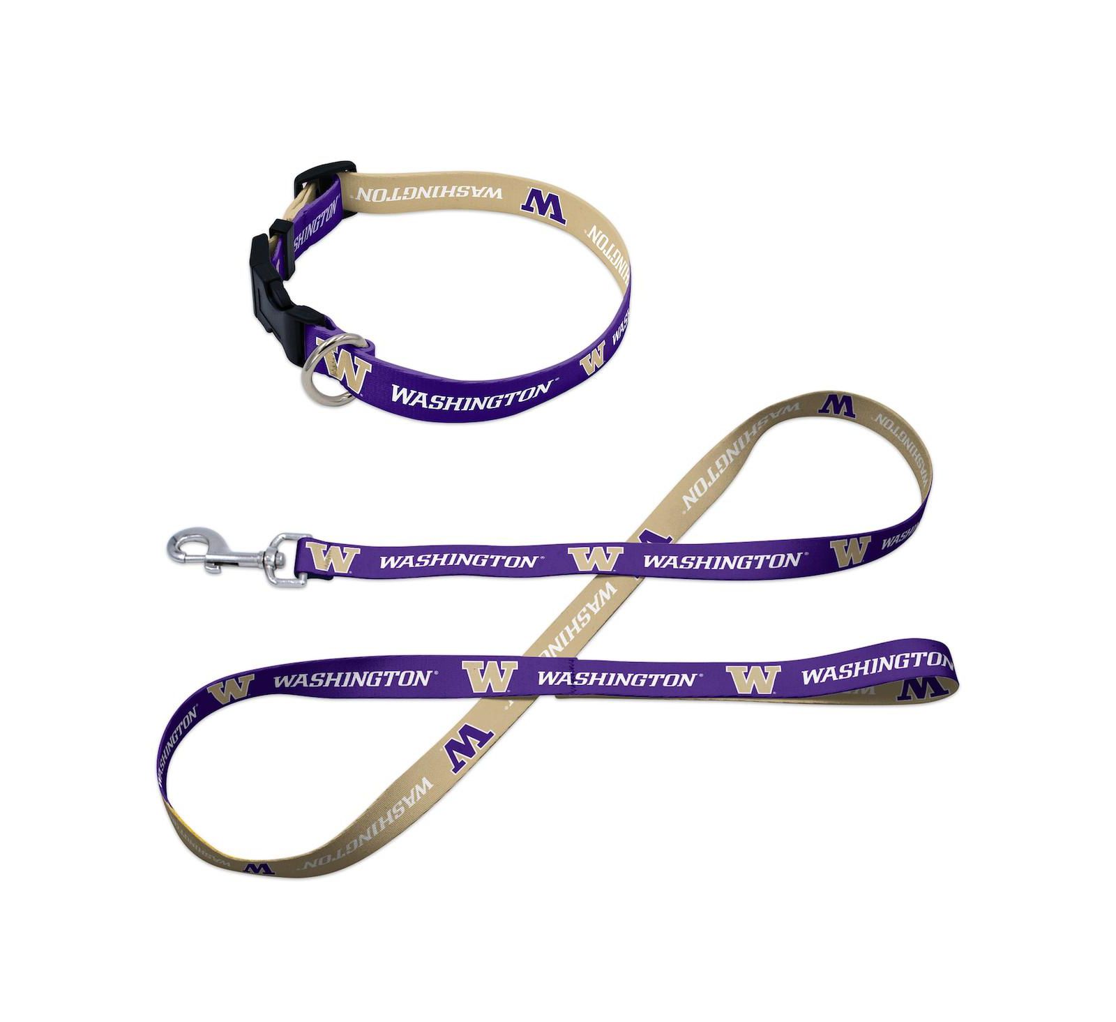 Wincraft Washington Huskies Pet Leash and Collar Set