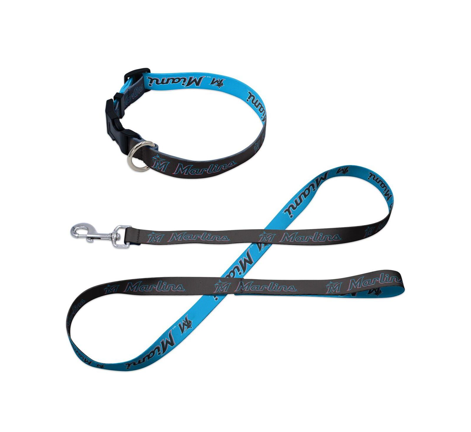 Wincraft Miami Marlins Pet Leash and Collar Set