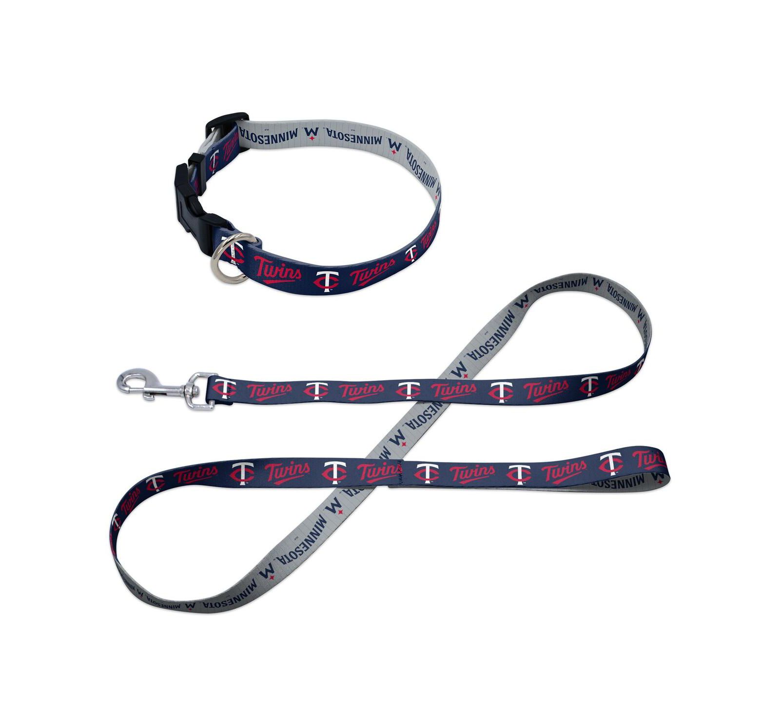 Wincraft Minnesota Twins Pet Leash and Collar Set