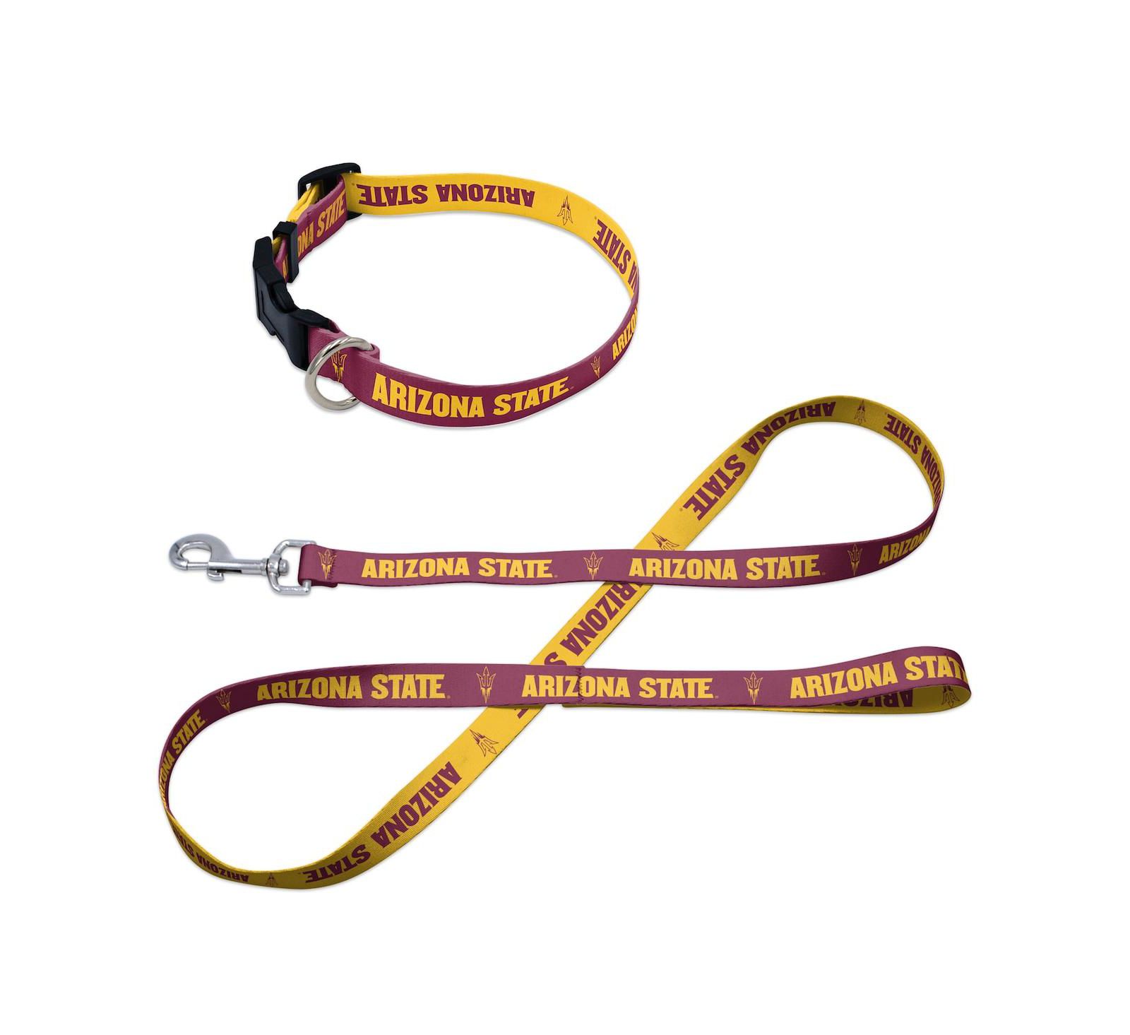 Wincraft Arizona State Sun Devils комплект поводок и ошейник для питомцев