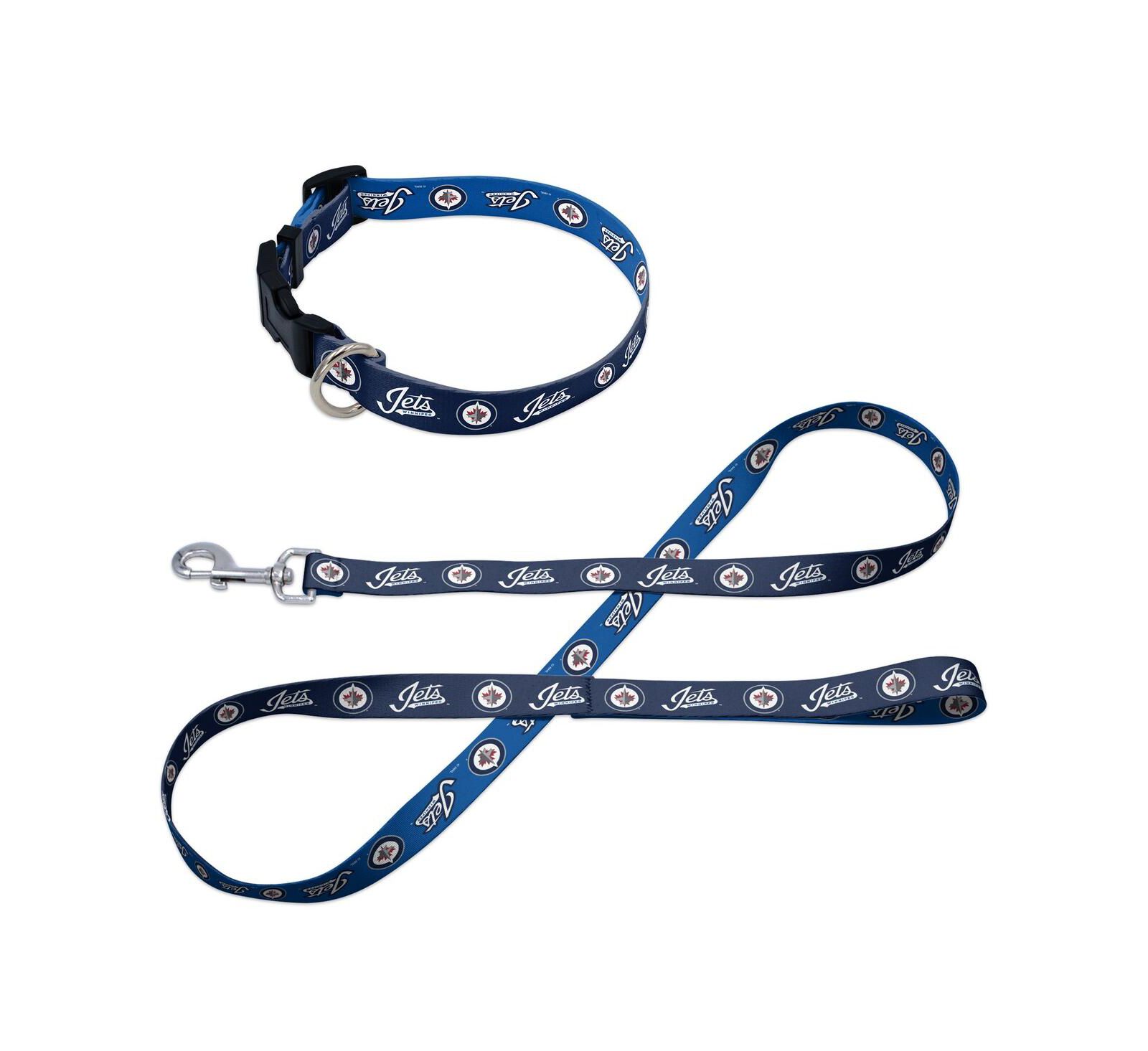 Wincraft Winnipeg Jets Pet Leash and Collar Set