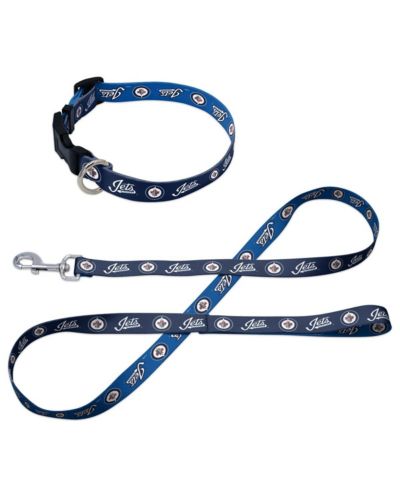 Wincraft Winnipeg Jets Pet Leash and Collar Set