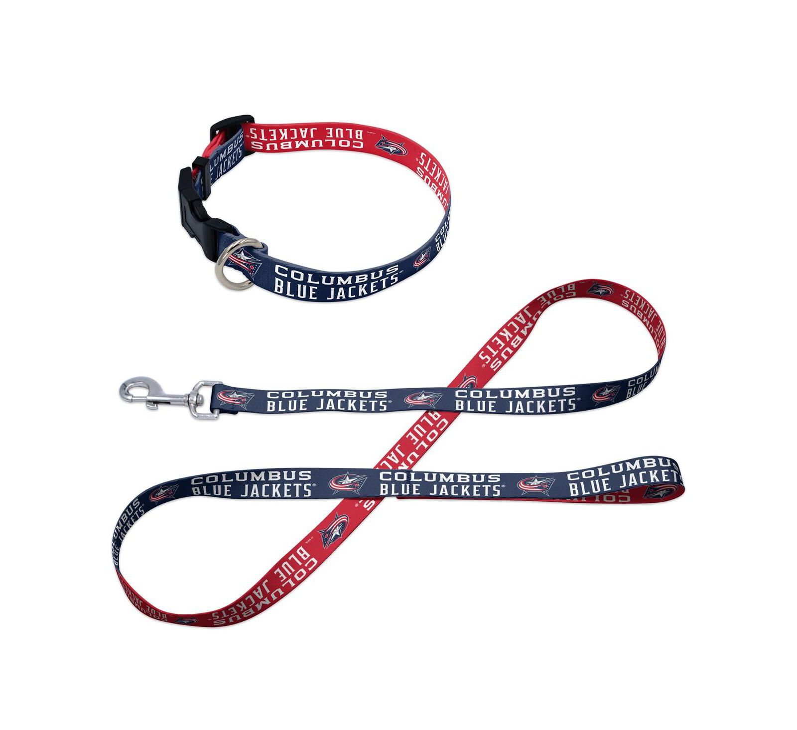 Wincraft Columbus Blue Jackets Pet Leash and Collar Set