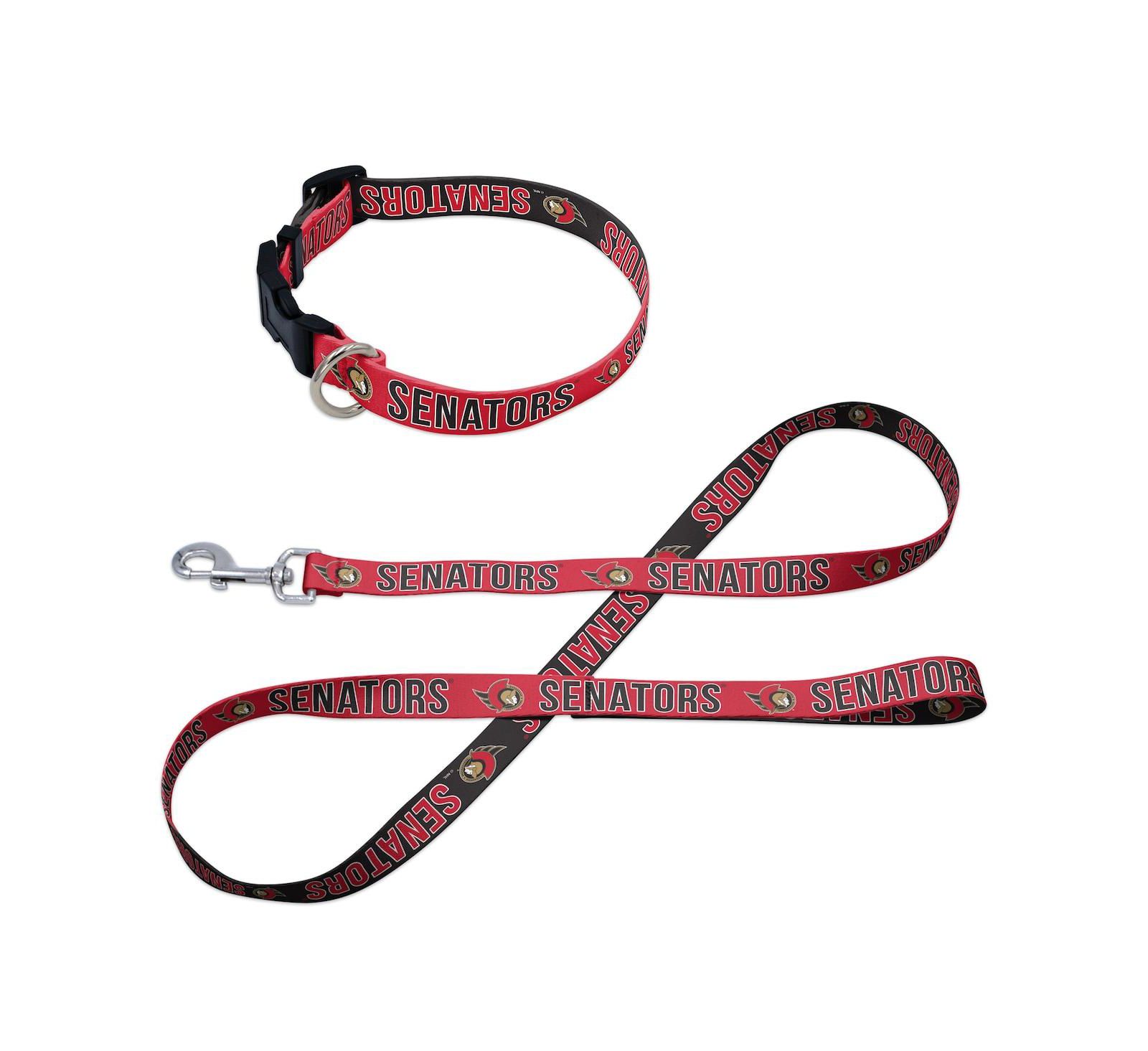 Wincraft Ottawa Senators комплект поводок и ошейник для домашних животных