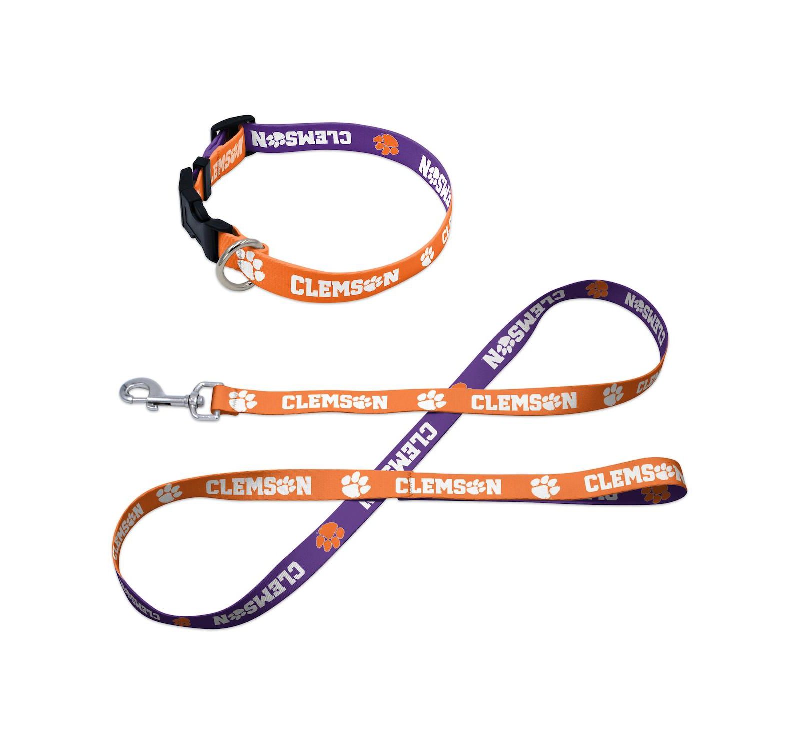 Wincraft Clemson Tigers Pet Leash and Collar Set