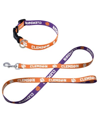 Wincraft Clemson Tigers Pet Leash and Collar Set