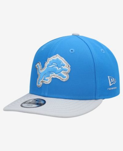 Кепка New Era Big Boys and Girls Blue/Silver Detroit Lions 2026 NFL Draft Pre-Curved 9FIFTY Snapback