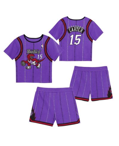 Mitchell & Ness детский комплект футболка и шорты Vince Carter Purple Toronto Raptors