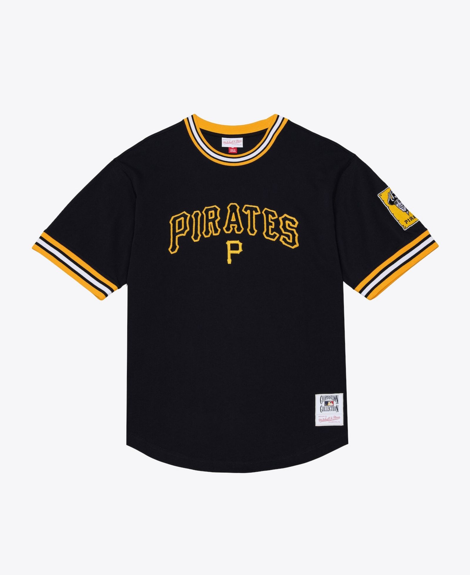 Mitchell & Ness мужская черная футболка с кольцом Pittsburgh Pirates Wild Pitch