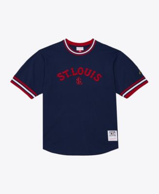 Mitchell & Ness Men's Navy St. Louis Cardinals Wild Pitch Ringer T-Shirt