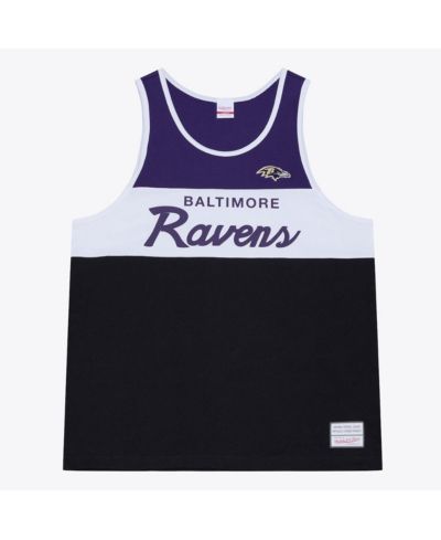 Мужской майка Mitchell & Ness Black/Purple Baltimore Ravens Head Coach