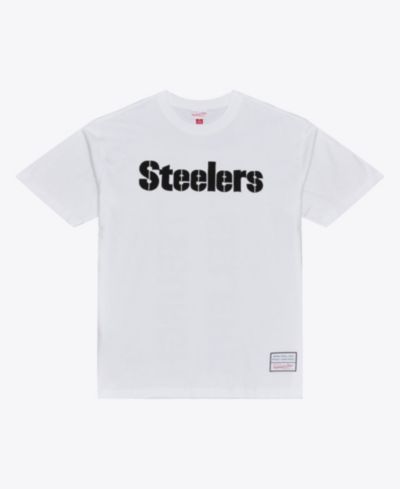Mitchell & Ness Men's White Pittsburgh Steelers Monochrome T-Shirt