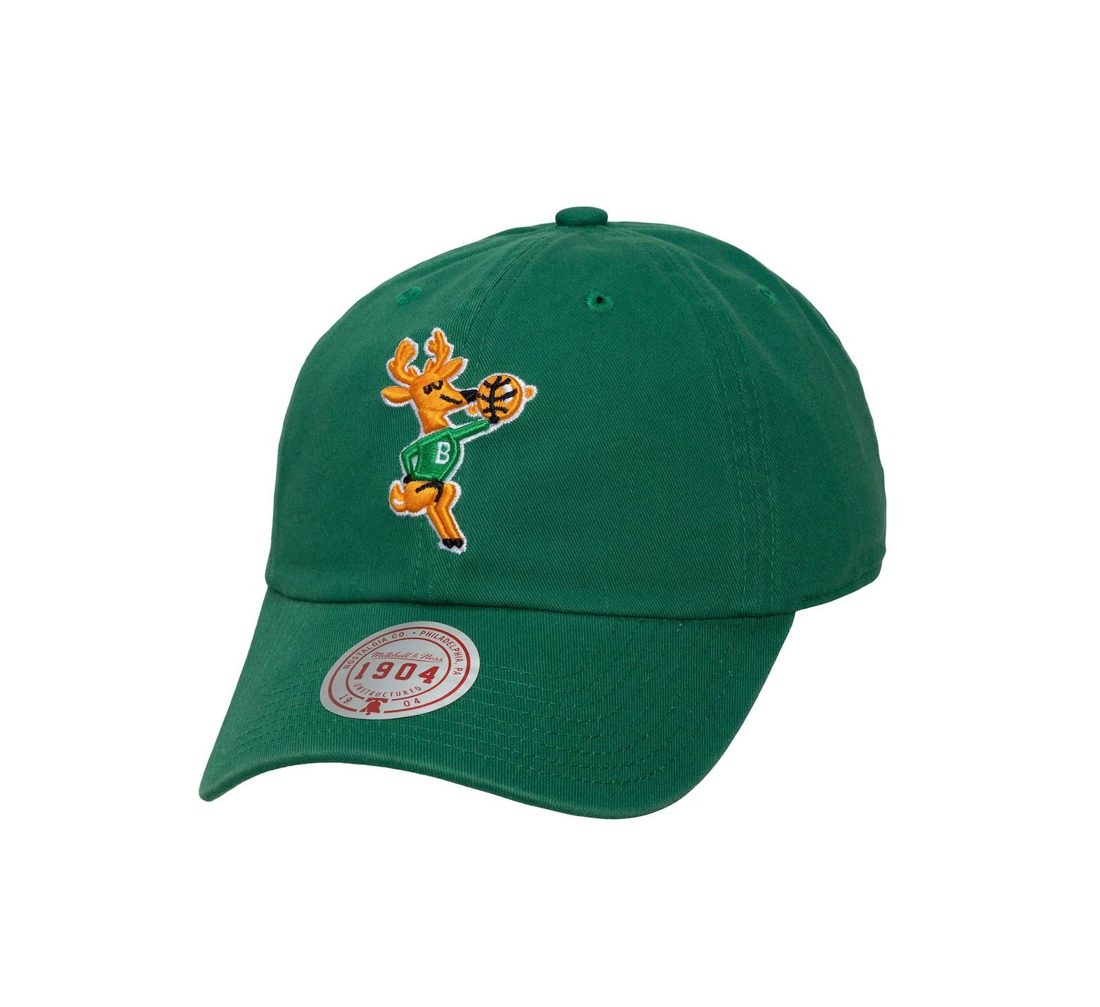 Mitchell & Ness Men's Hunter Green Milwaukee Bucks Hardwood Classics 1904 Adjustable Hat