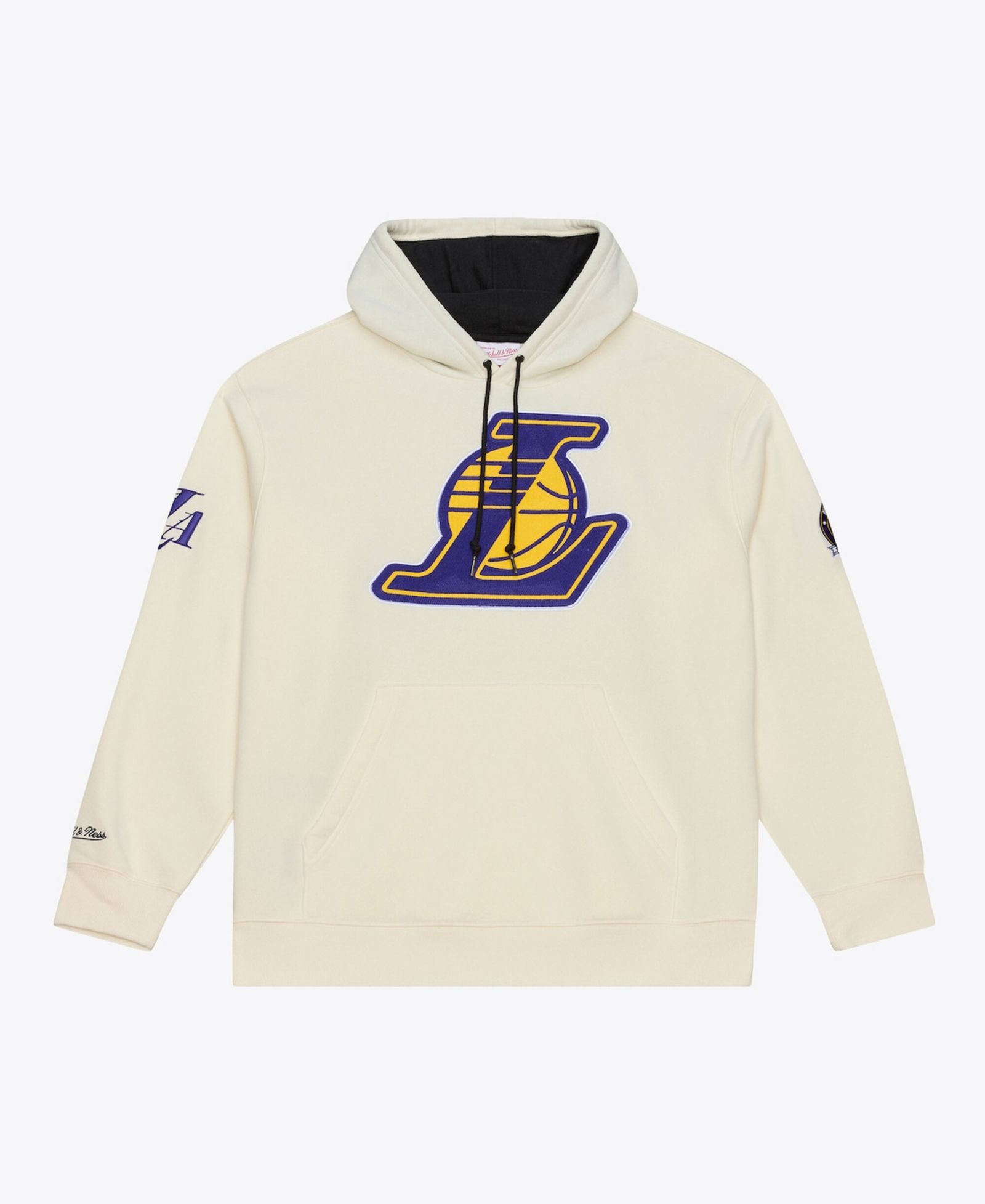 Мужское худи Mitchell & Ness Cream Los Angeles Lakers Hardwood Classics