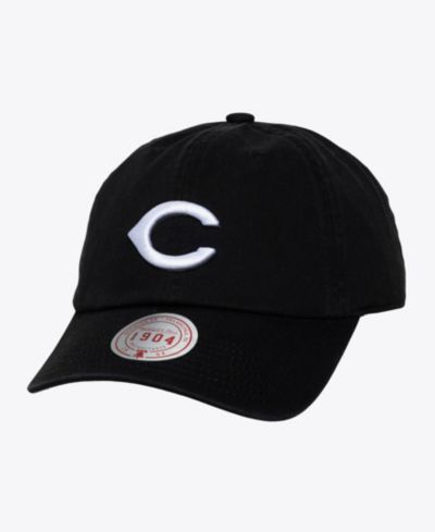 Мужская и женская кепка Mitchell & Ness Cincinnati Reds 1904 Black White с регулируемым ремешком
