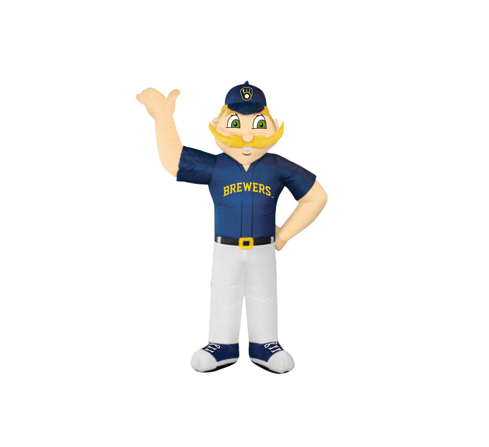 Logo Brands Milwaukee Brewers Inflatable Mascot