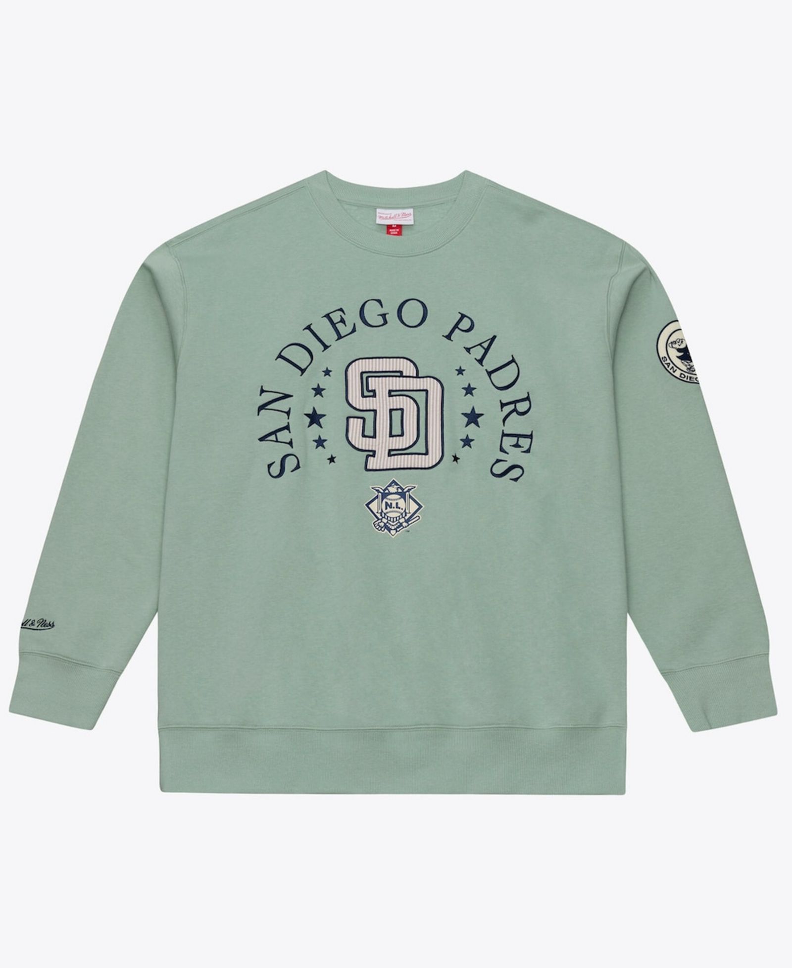 Mitchell & Ness Men's Green San Diego Padres Yacht Rock Fleece Sweatshirt