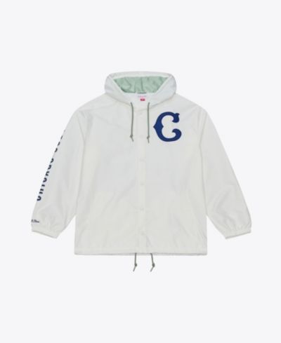 Мужская ветровка Mitchell & Ness Chicago Cubs Yacht Rock Coaches Full-Snap Hooded Windbreaker Jacket White