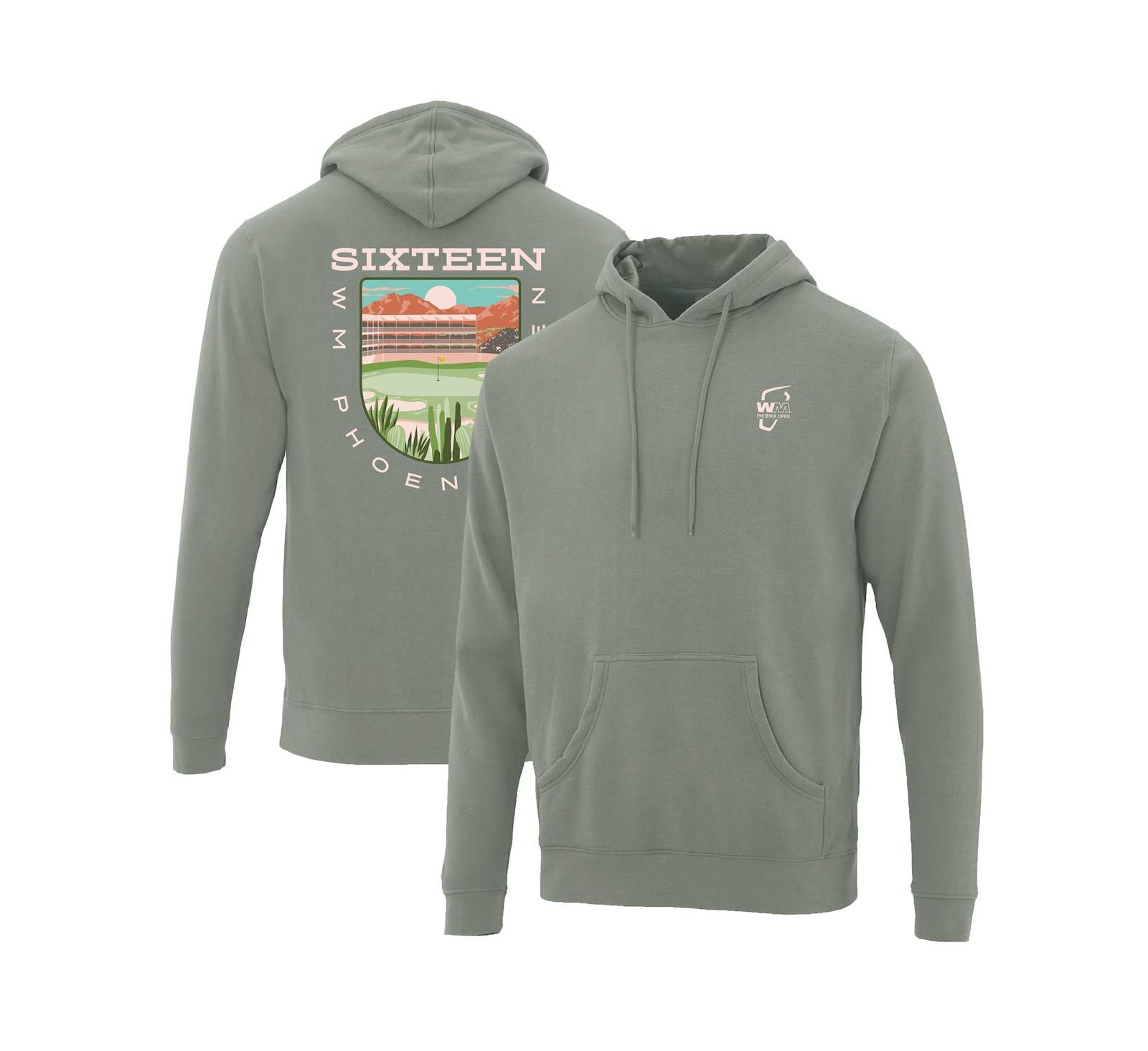 Худи Ahead Phoenix Open Sixteen Seabrooke Fleece, мужское и женское, зеленое
