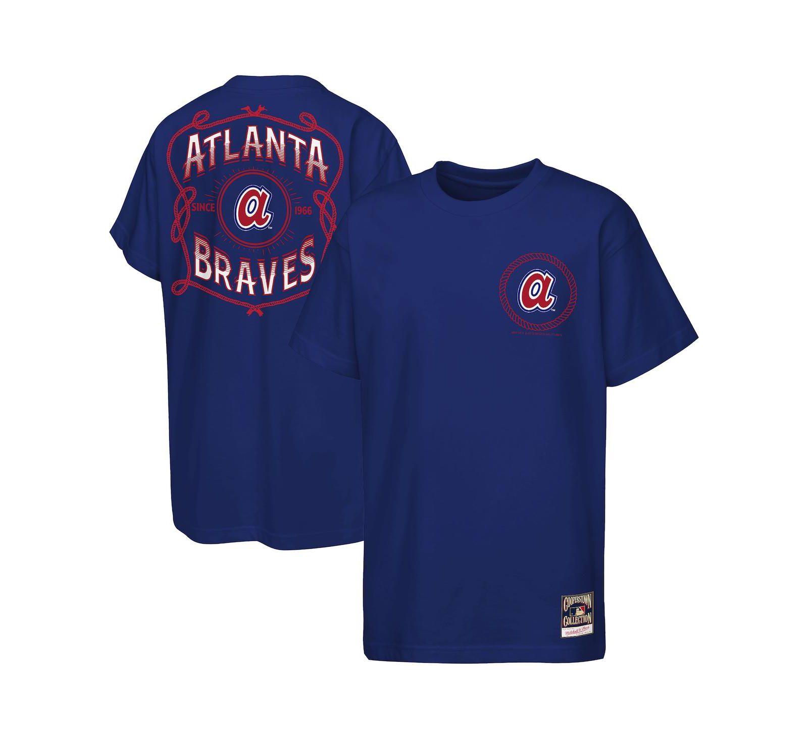 Mitchell & Ness футболка для мальчиков и девочек Atlanta Braves Cooperstown Rodeo