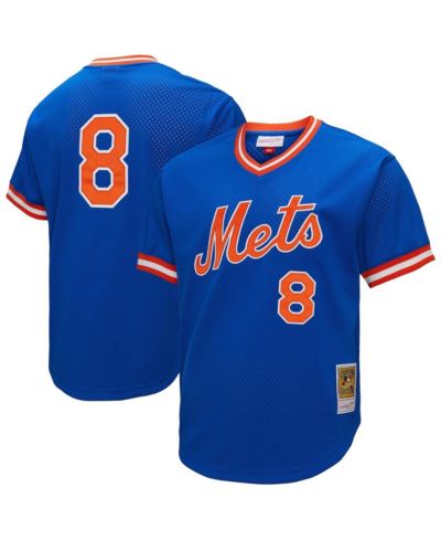 Мужская джерси Mitchell & Ness Gary Carter Royal New York Mets Big & Tall Cooperstown Collection Mesh Batting Practice